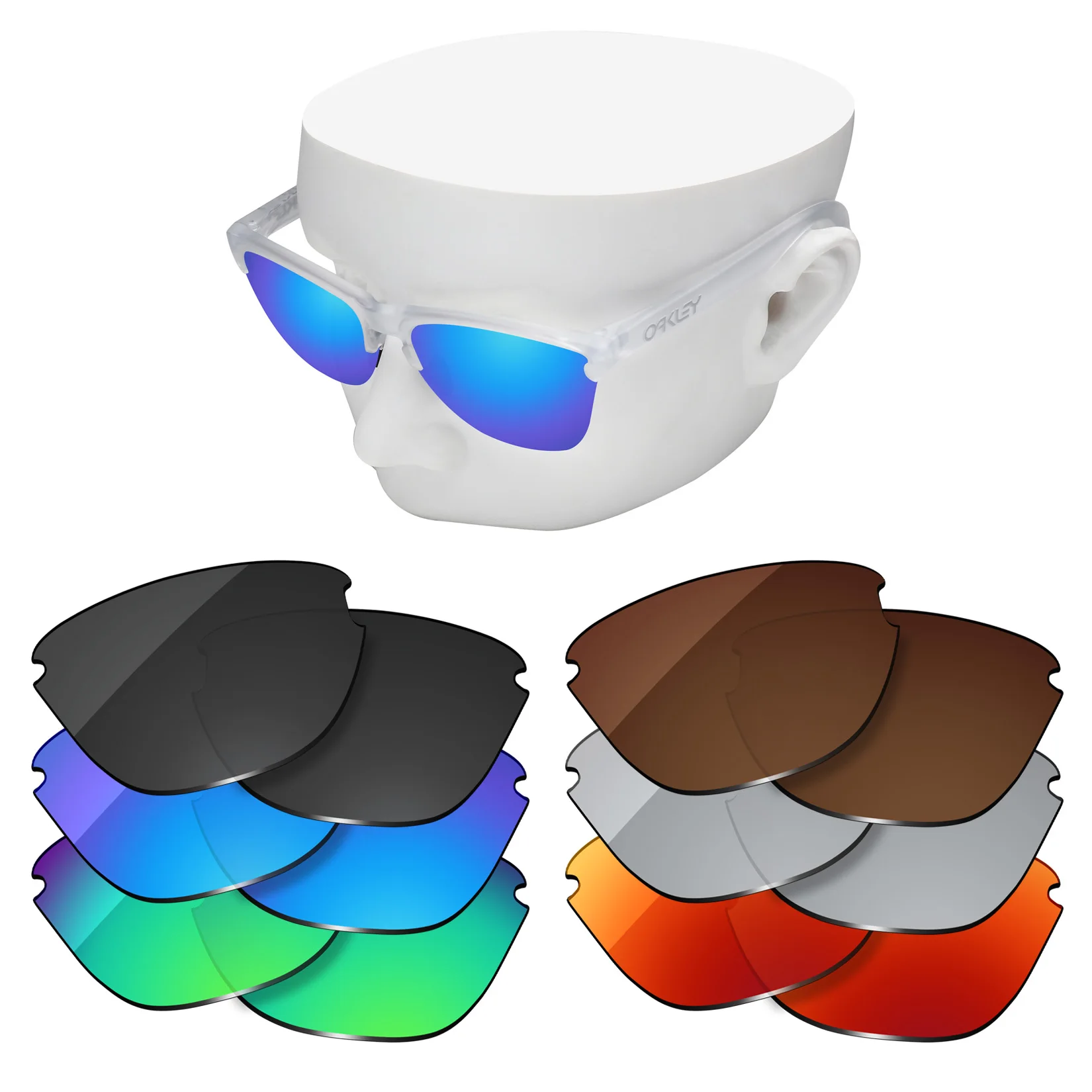 

Поляризованные Сменные линзы OOWLIT для солнцезащитных очков Oakley Frogskins Lite OO9374