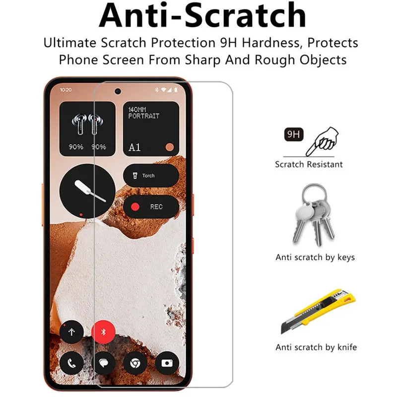 Фото Защитное закаленное стекло для Nothing CMF Phone 1/2 Pro, защитная пленка для CMF Phone 1/2 Pro, пленка-покрытие для Nothing Nothing Phone 1/2 Pro №4