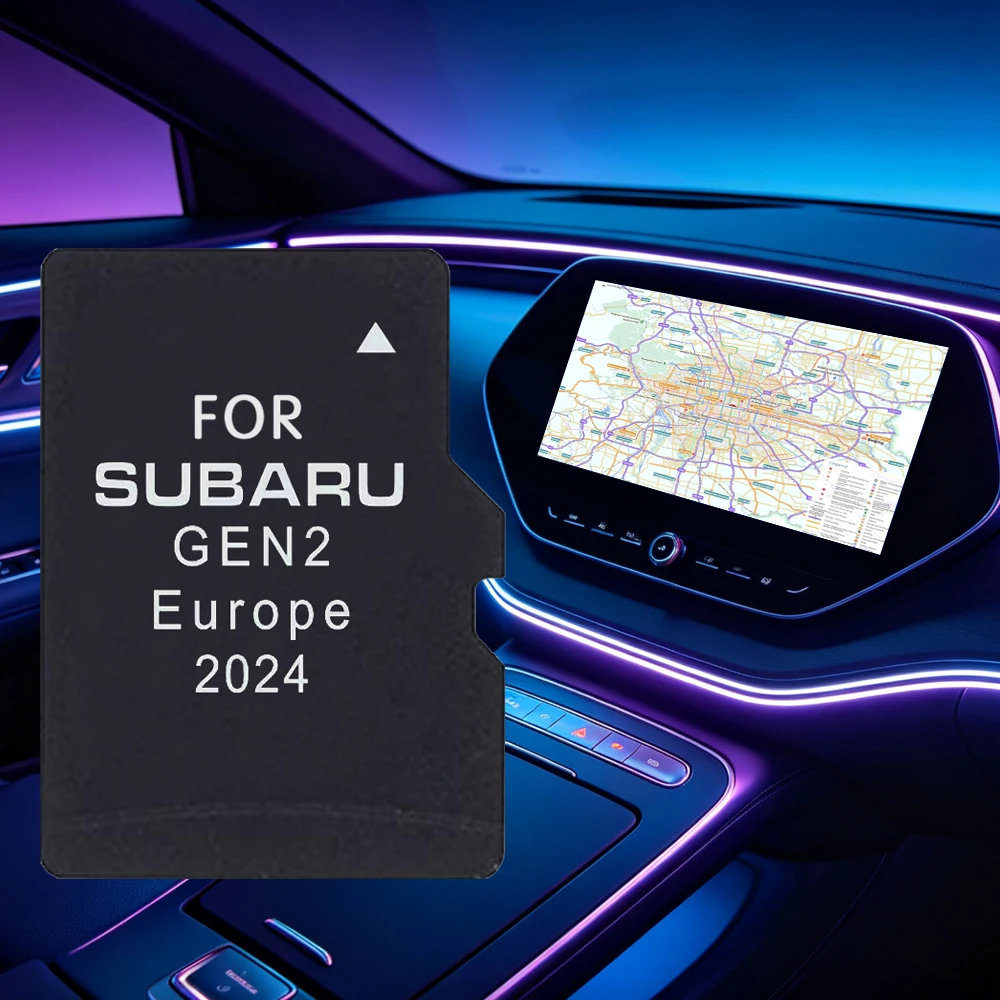 Фото Обновление карт ЕС и Северной Америки для Subaru Outback, Impreza, Forester, WRX STI (2024, GEN2) — навигационная TF-карта GPS P56YH03-E2024 №1
