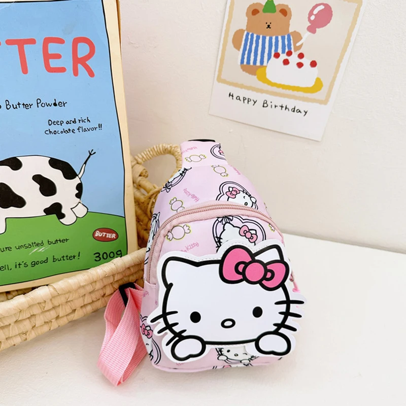 Простая повседневная детская сумка через плечо портативная маленькая нагрудная