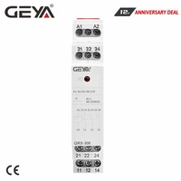geya din rail gr8 ac230v dc24v or acdc110v intermediate relay auxiliary relay 8a 16a spdt electronic relay switch
