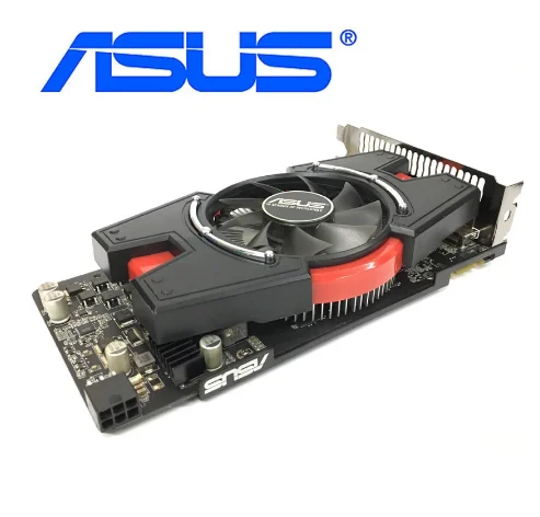 Видеокарта ASUS GTX 550 Ti 1 ГБ 192 бит GDDR5 видеокарты для nVIDIA Geforce 550Ti б/у VGA карты