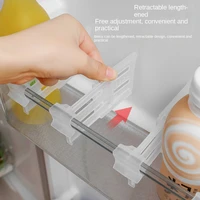 refriger organize divider splint multi functional storage classification retractable free adjustment snap type compartment clip