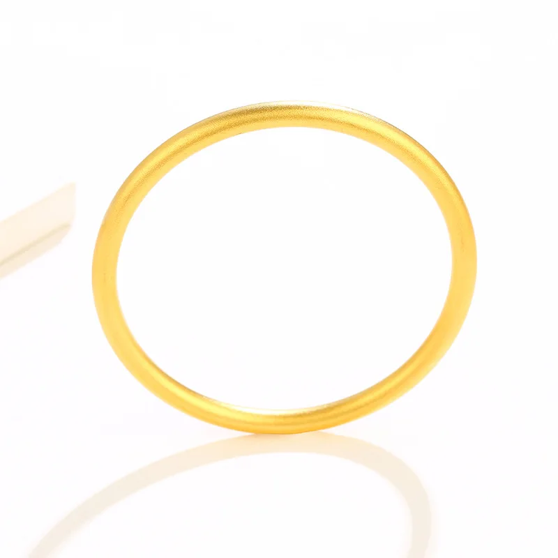 2024 классический позолоченный Круглый Женский браслет из золота 24 карата