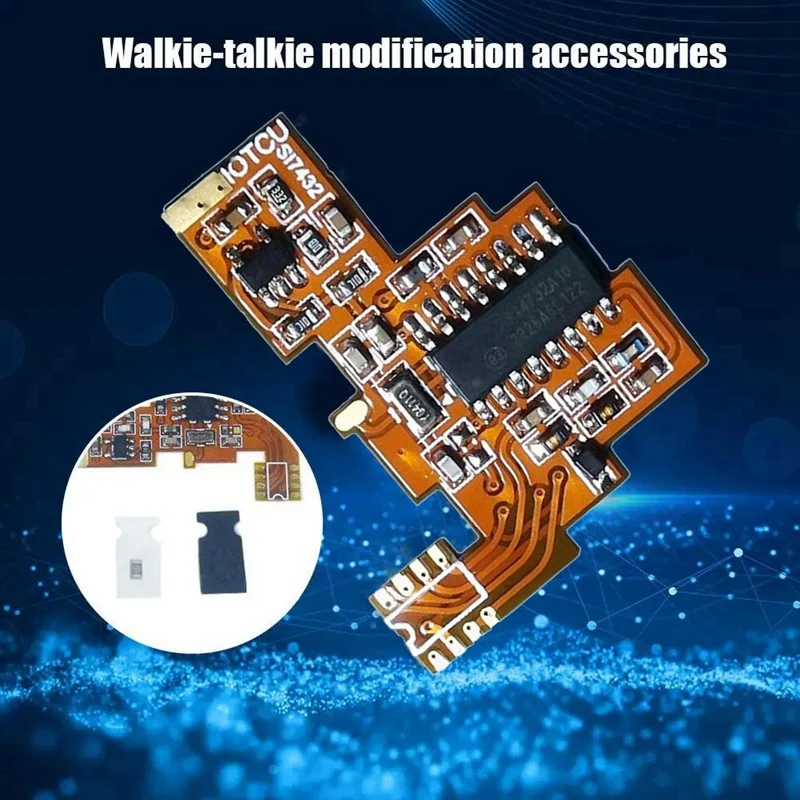 Модуль модификации SI4732 FPC + чип 2 м кабель для программирования Quansheng K5K6 HF
