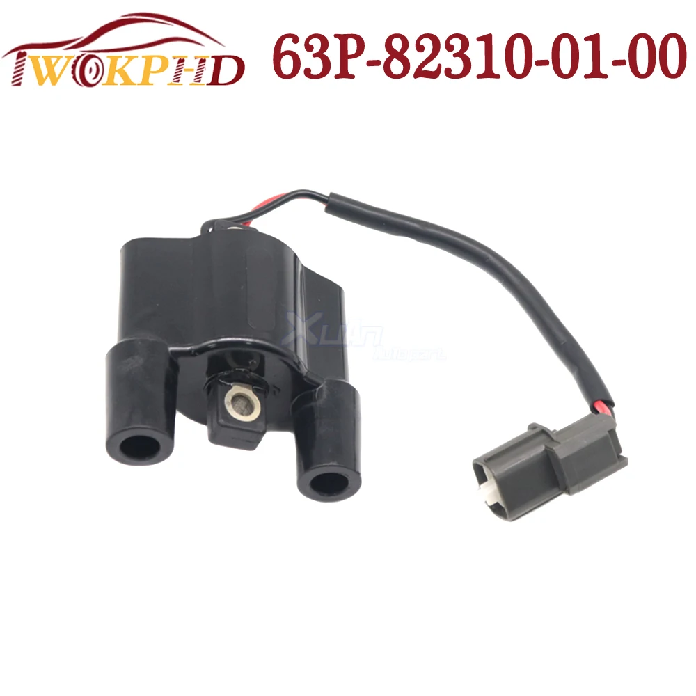 Новая катушка зажигания 63P-82310-01-00 для Yamaha F60 4-тактный 2005 63P 823100100