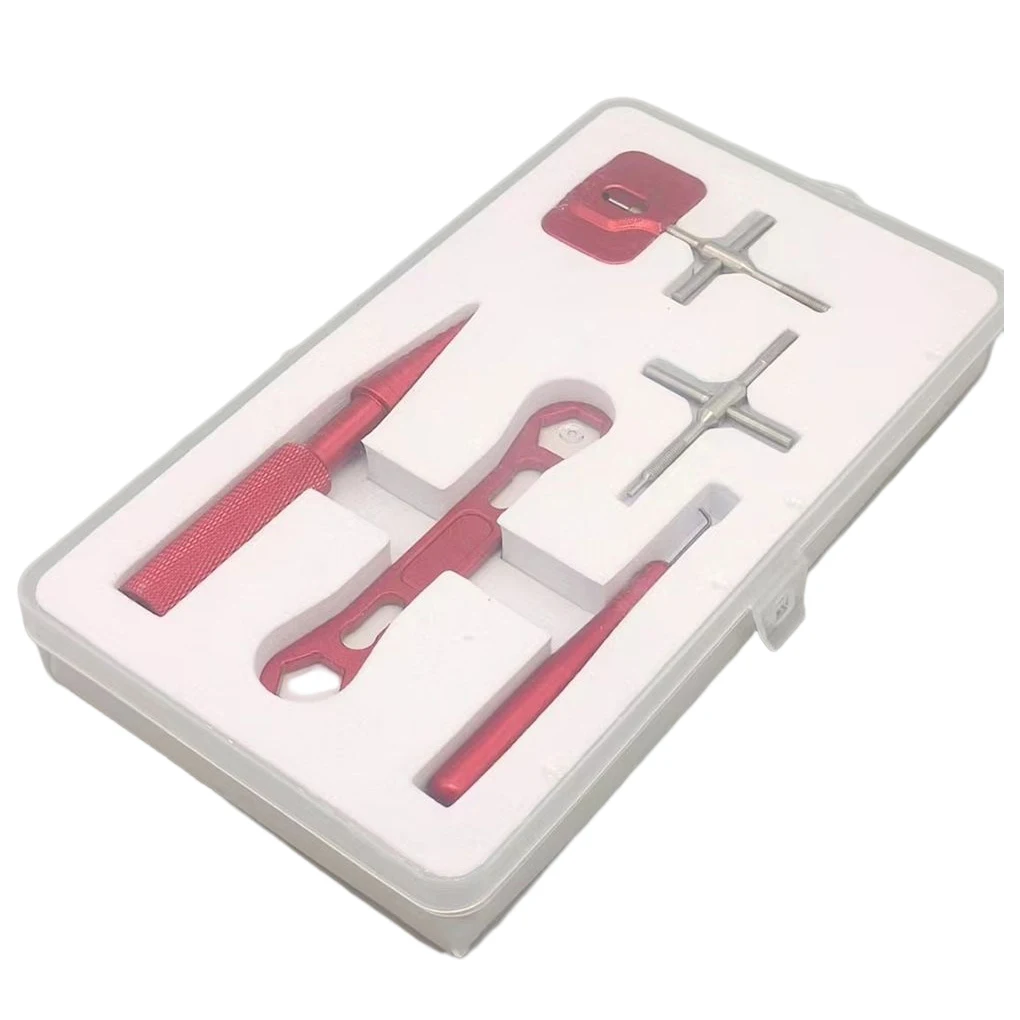 

Fishing Reel Removal Tool Reel Water Tools Maintenance Disassembling Kit Bearing Tackle Replacement for Outdoor Red