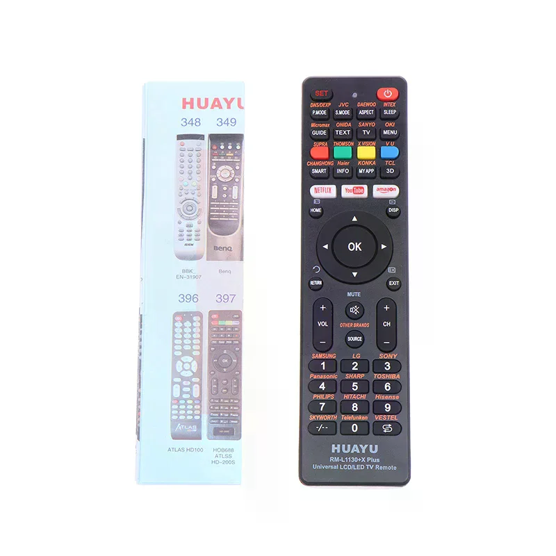 Фото Универсальный сменный пульт дистанционного управления Remote Plus Rm l1130 x для телевизора, высококачественный прочный материал, простая установка, идеальный выбор для подарка №2