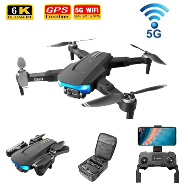 

LS38 GPS Drone 6K HD Dual Camera 5G WIFI FPV Profesional Aerial Photography Brushless Motor Helicopter Foldable RC Quadcopter