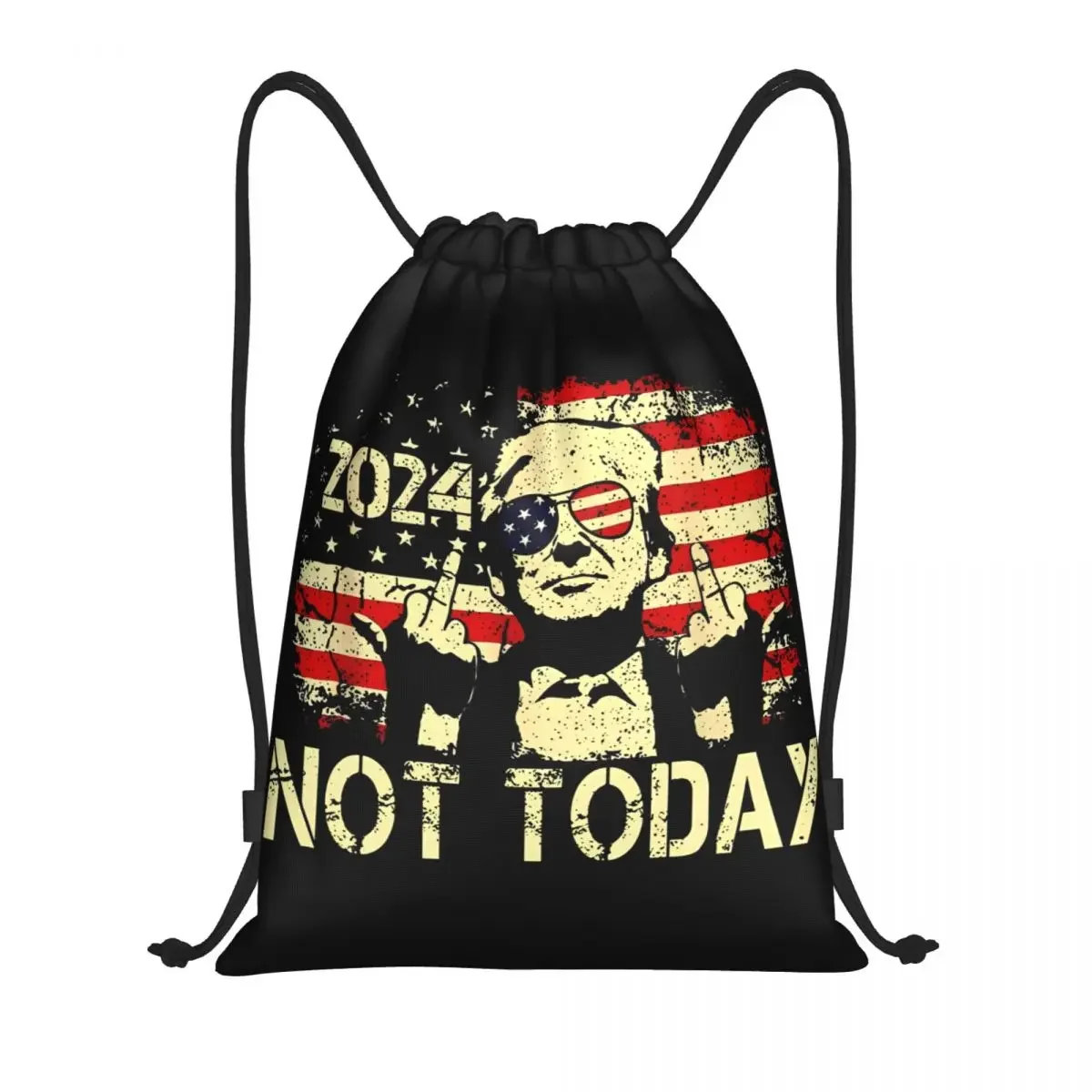 Не сегодня Президент Трамп застрелил рюкзак на шнурке для спортивного зала