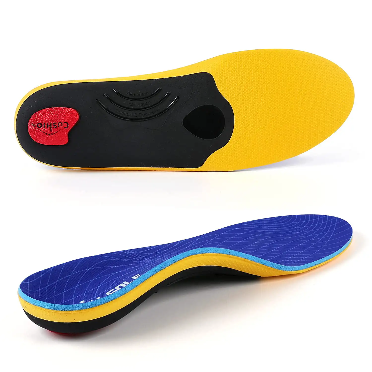 

Orthopedic Insoles Plantar Fasciitis Arch Support Shoes for Women Flat Feet Insoles for Men Metatarsal Pain Running Insoles