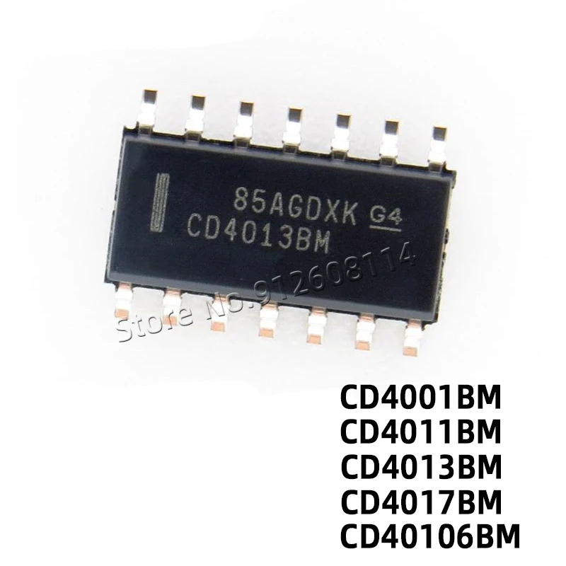 10 шт./лот HEF/CD4001BM CD4011BM CD4013BM CD4017BM CD40106BM SOP-16 CD4001 CD4013 CD4017 SOP