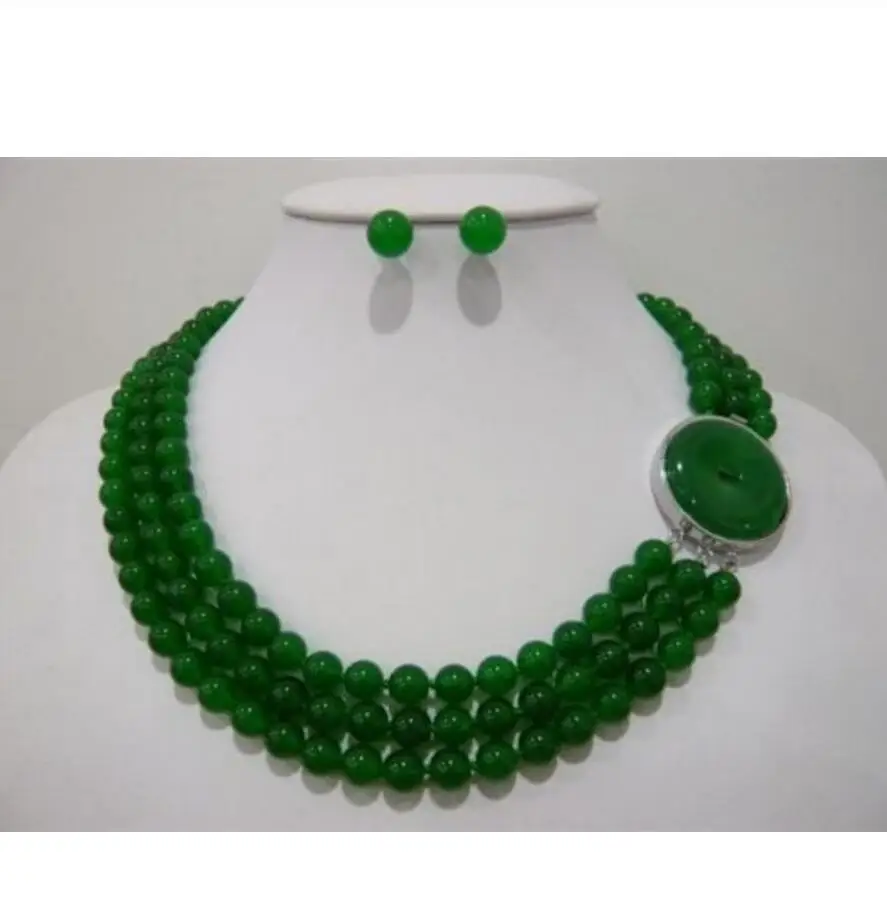 Бесплатная доставка очень хорошее модное 3-рядное зеленое/красное 7-8 мм