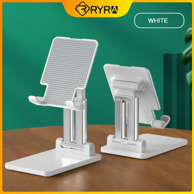 

RYRA Desktop Phone Holder Double Aluminum Tube Portable Mobile Phone Desktop Stand Weighted Folding Mobile Phone Bracket