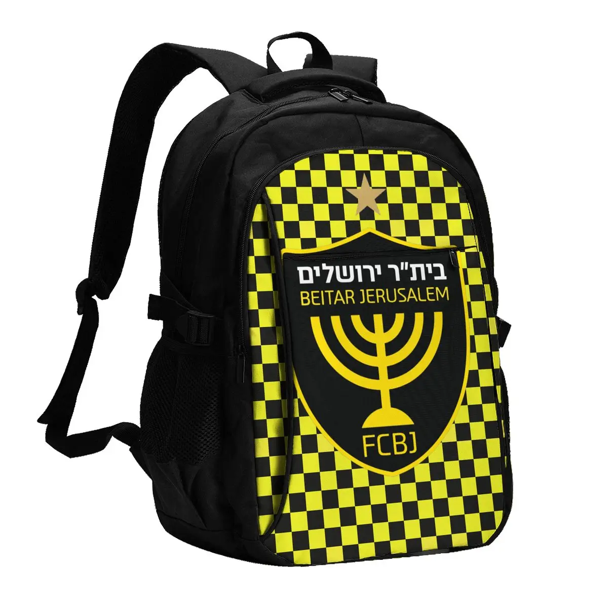 

Рюкзак Beitar с USB-зарядкой для мужчин и женщин, вместительная сумка для ноутбука с отделением для ноутбука в стиле ФК «мерседес»