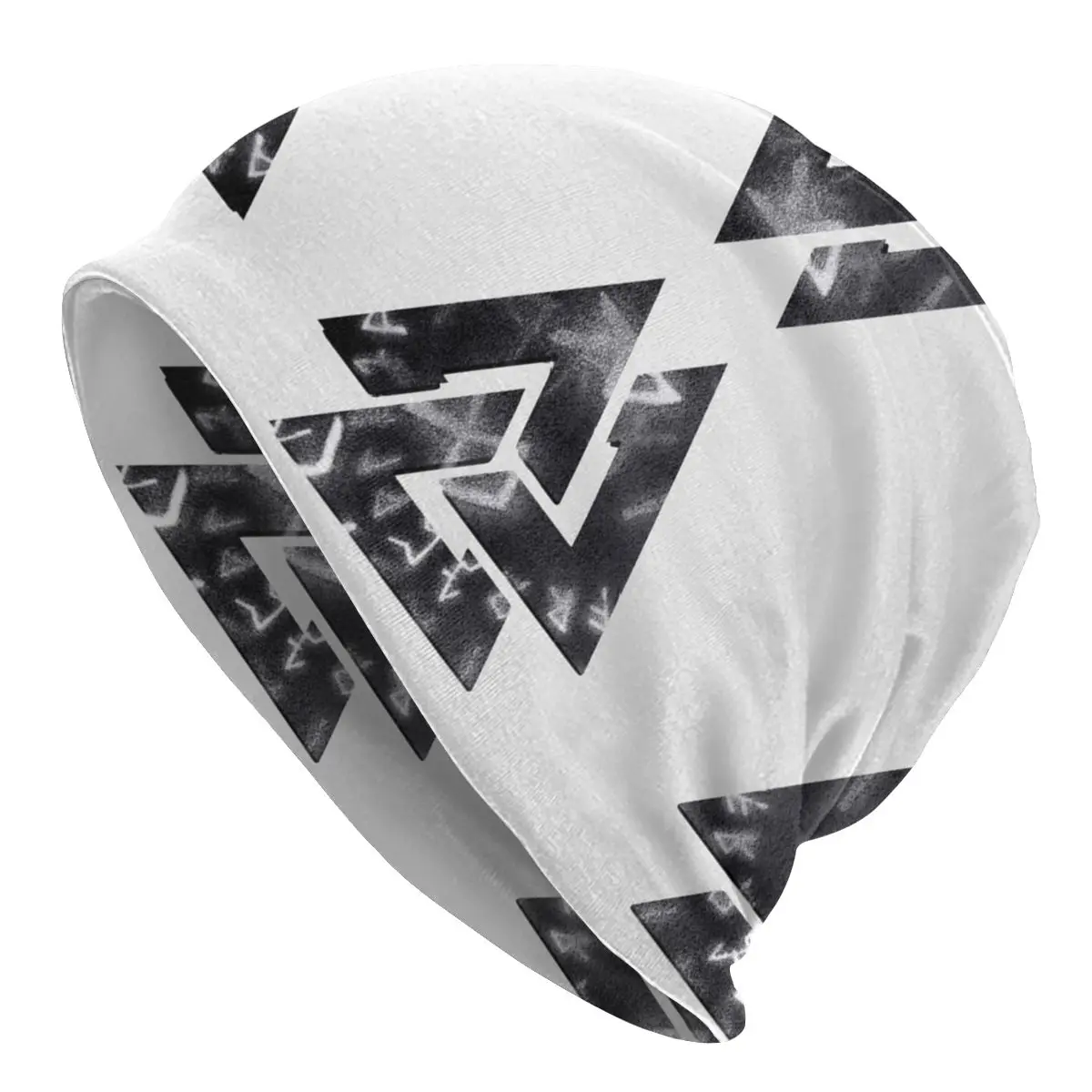 

Viking Runes Skullies Beanies Hat Twin Ravens Of Odin Casual Autumn Winter Street Men Women Caps Adult Warm Head Bonnet Knit Hat