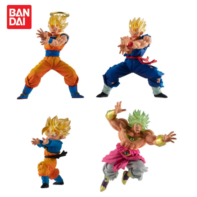 

Bandai Genuine Gashapon Dragon Ball Super VS Role Modeling Series 17 Son Goku Son Gohan Son Goten Broli Anime Action Figure Toy