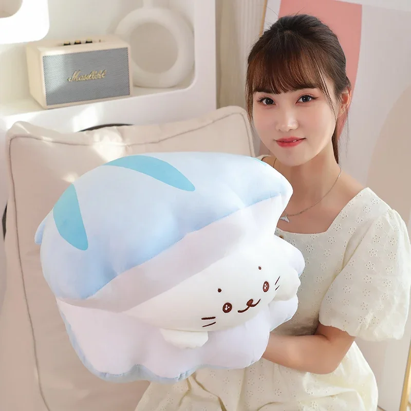 Морские котики животных 40/50 см плюшевые игрушки морские в Ракушке мягкие подушки