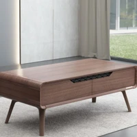 hourseat modern wood oak antique natural living furniture coffee table