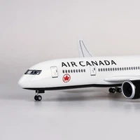 1130 scale 43cm model diecast resin canada airlines airplane b787 dreamliner aircraft with light and wheel collection toy doll