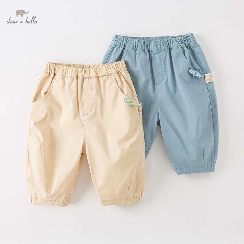 

Dave Bella Boy's Calf-Length Pants Summer Children's Thin Section Work Pants Children's Clothing DB2234930