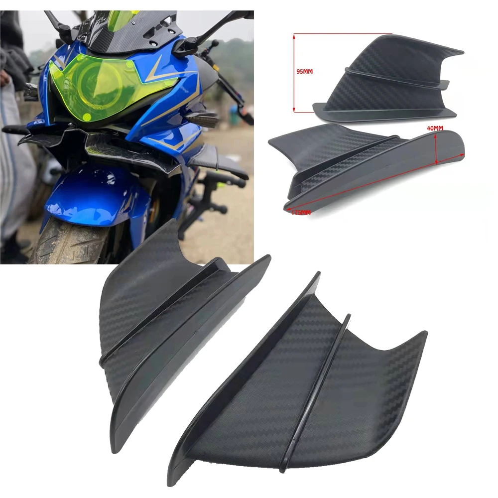 

For Suzuki GSXR 1000 750 600 1300 Hayabusa GSXR1000 GSX-R1300 Motorcycle Aerodynamic wind Wing Winglet Modification Spoiler