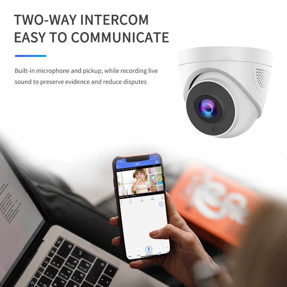 A5 480P беспроводная камера видеонаблюдения HD Wifi аудио домофон видеокамера