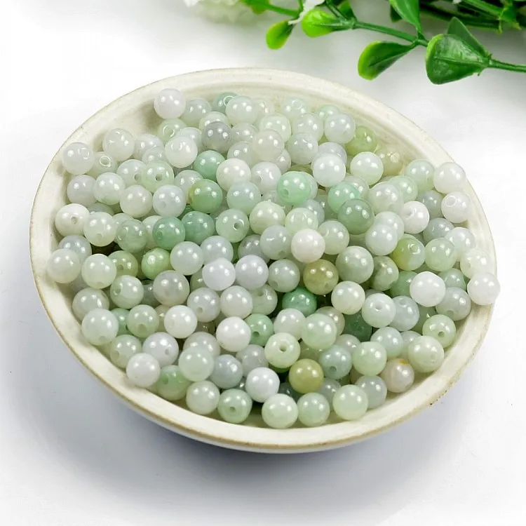 Круглые нефритовые бусины ААА 6 мм 8 10 шт./лот |