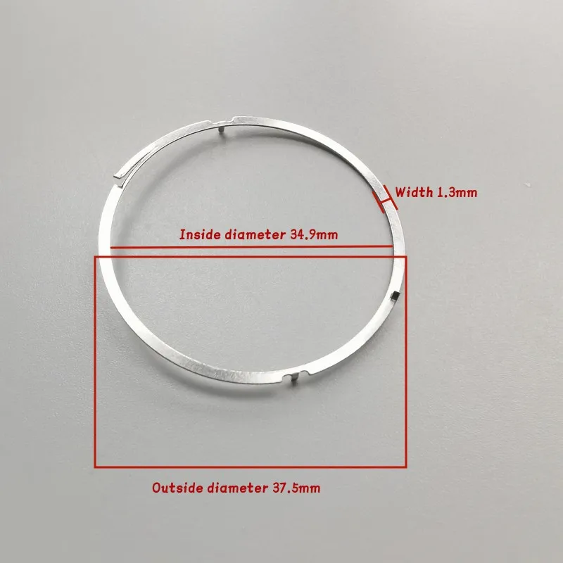 Mod Stainless Steel SKX007 Dive Watch Case 120 Bezel Click Spring Ring Fit for SKX007 SKX009 SKX New 5 Series Watch