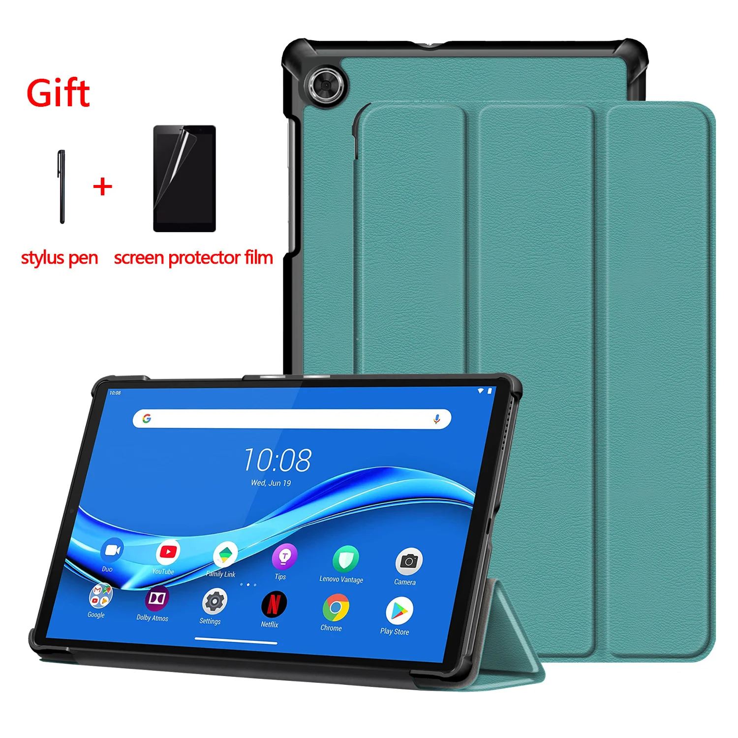 

Магнитный чехол для Lenovo Tab K10, 10,3 дюйма, Женский и М10, HD, 2-е поколение, 10,1 дюйма, чехол для планшета Lenovo Tab M10 Plus 10,3 дюйма