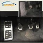 Xburstcar педали для автомобиля Накладка для Volkswagen VW Tiguan L Allspace T-Roc T-cross Troc Tcross Накладка для ног тормозные накладки на педали сцепления