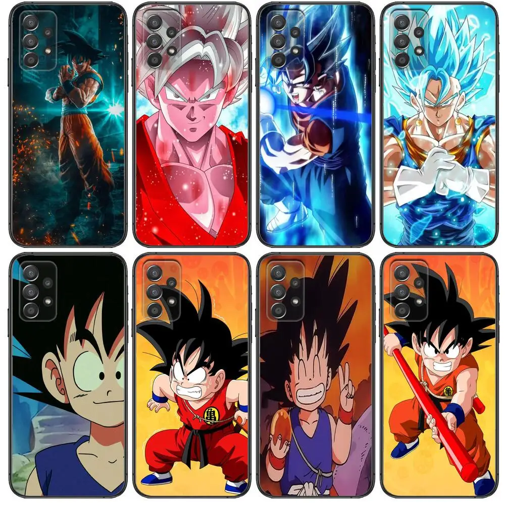 

Dragon Ball-Phone Case Hull For Samsung Galaxy A70 A50 A51 A71 A52 A40 A30 A31 A90 A20E 5G a20s Black Shell Art Cell Cove