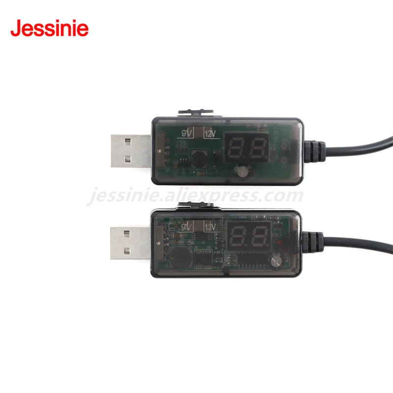 USB-кабель повышающего преобразователя постоянного тока от 5 В до 5 В, 9 В, 12 В, модуль адаптера 5 Вт, 8 Вт, 5,5 мм, 5,5x2,1 мм, 5,5x2,5 мм, 3,5x1,35 мм, вилка (art.: 3920d2083df77) - 3920d2083df77