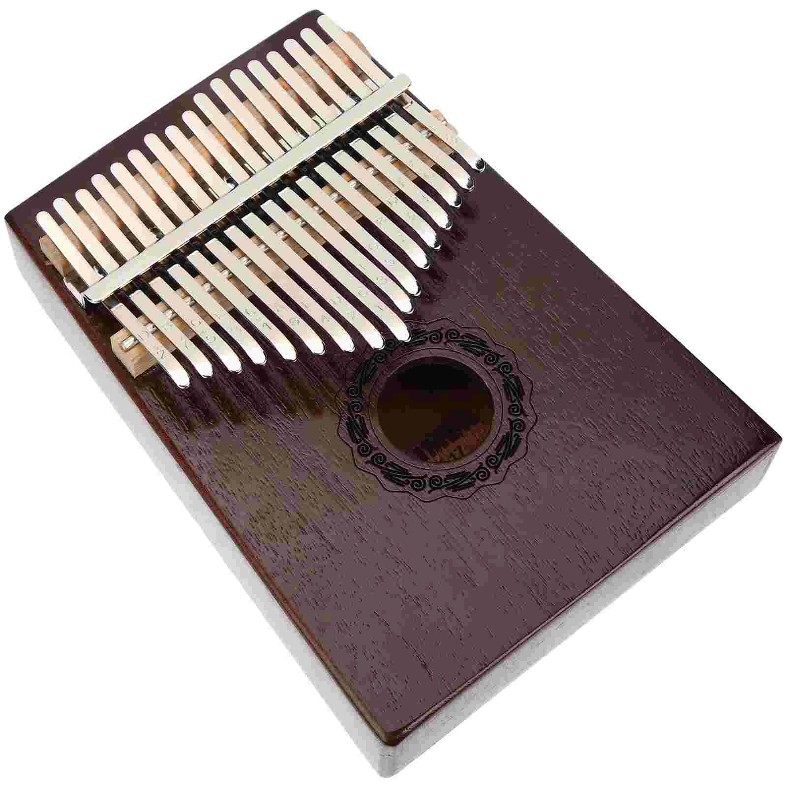 

Piano Thumb Kalimba Finger Mbira Keys Wood Decorative Instrument Kids
