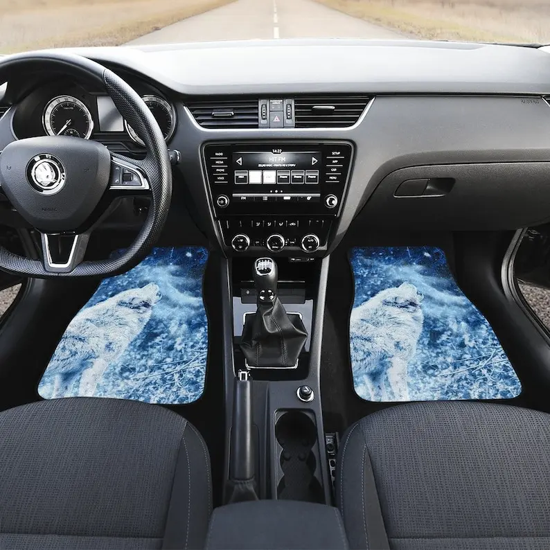 

Wolf Car Mats / Wolves Car Mats / Wolf Front Car Mats / Wolf Car Accessories