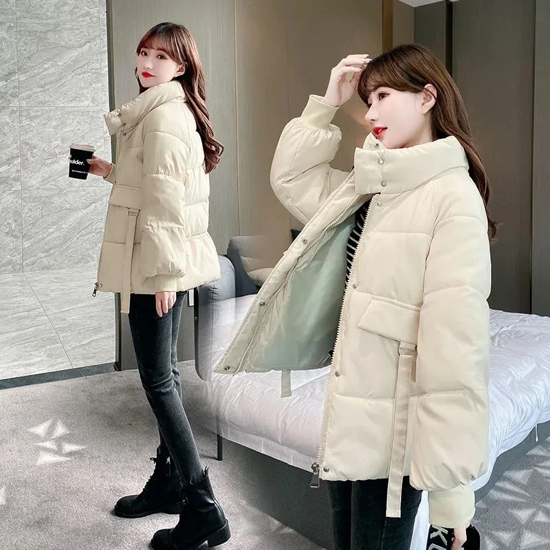 Down Cotton Jacket Women 2022 Winter New Korean Loose All-match Student Padded coat Female Casual Thick Warm Short Parkas