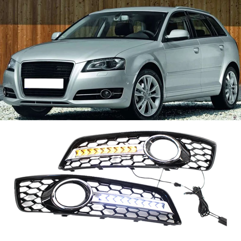 

2 шт., Автомобильные противотуманные фонари для Audi A3 8P RS3 2007-2012