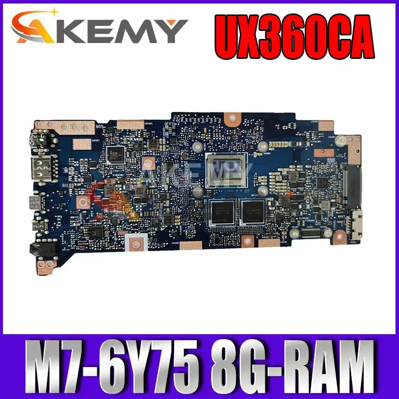 

UX360CA Motherboard 8GB RAM M7-6Y75 CPU For Asus UX360C UX360CA Laptop motherboard UX360CA Mainboard UX360CA Motherboard test OK