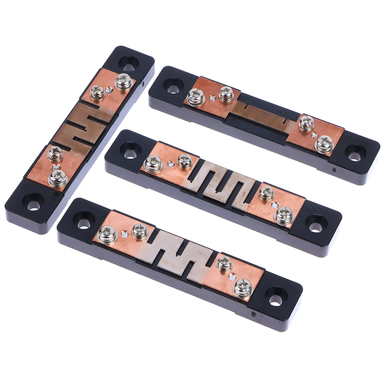 

External Shunt JF-1 10A 20A 30A 50A 75mV Ammeter Shunt Resistor Shunt For DC Digital Voltmeter Ammeter Wattmeter Voltage Shunt