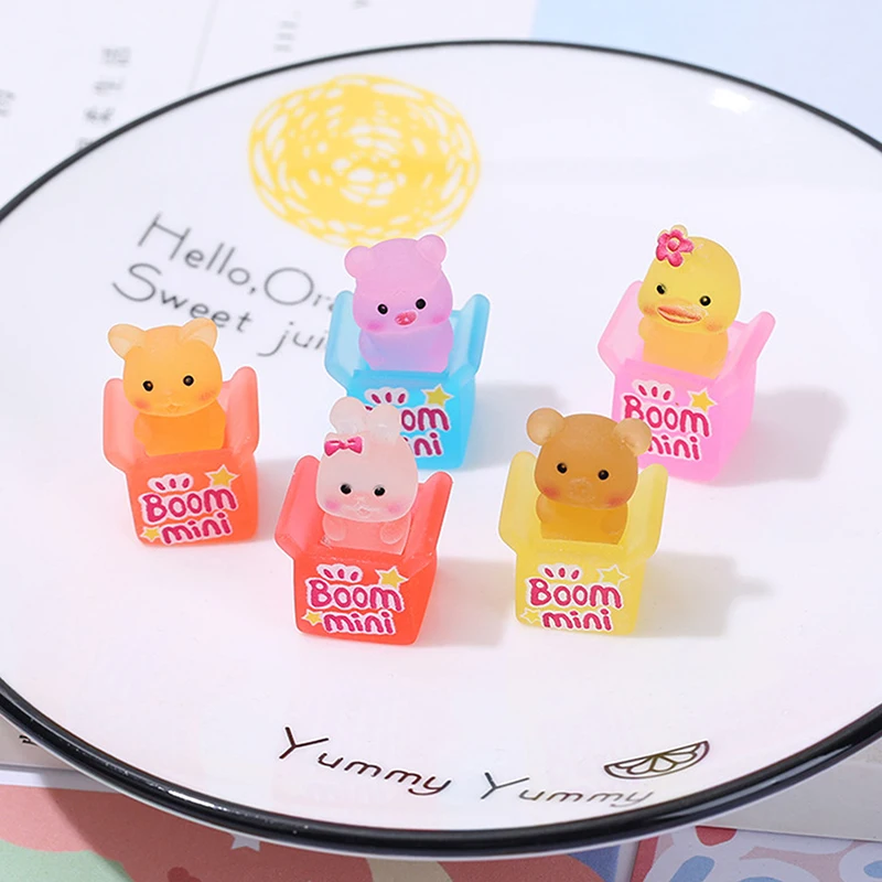 Светящаяся Мультяшная 3D Подарочная Коробка С Изображением Животных Модель