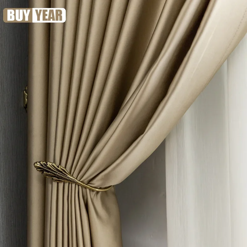 

Роскошные современные затемняющие шторы 100% для гостиной, занавески для спальни, искусственные высокоточные тепловые тканевые окна 2022