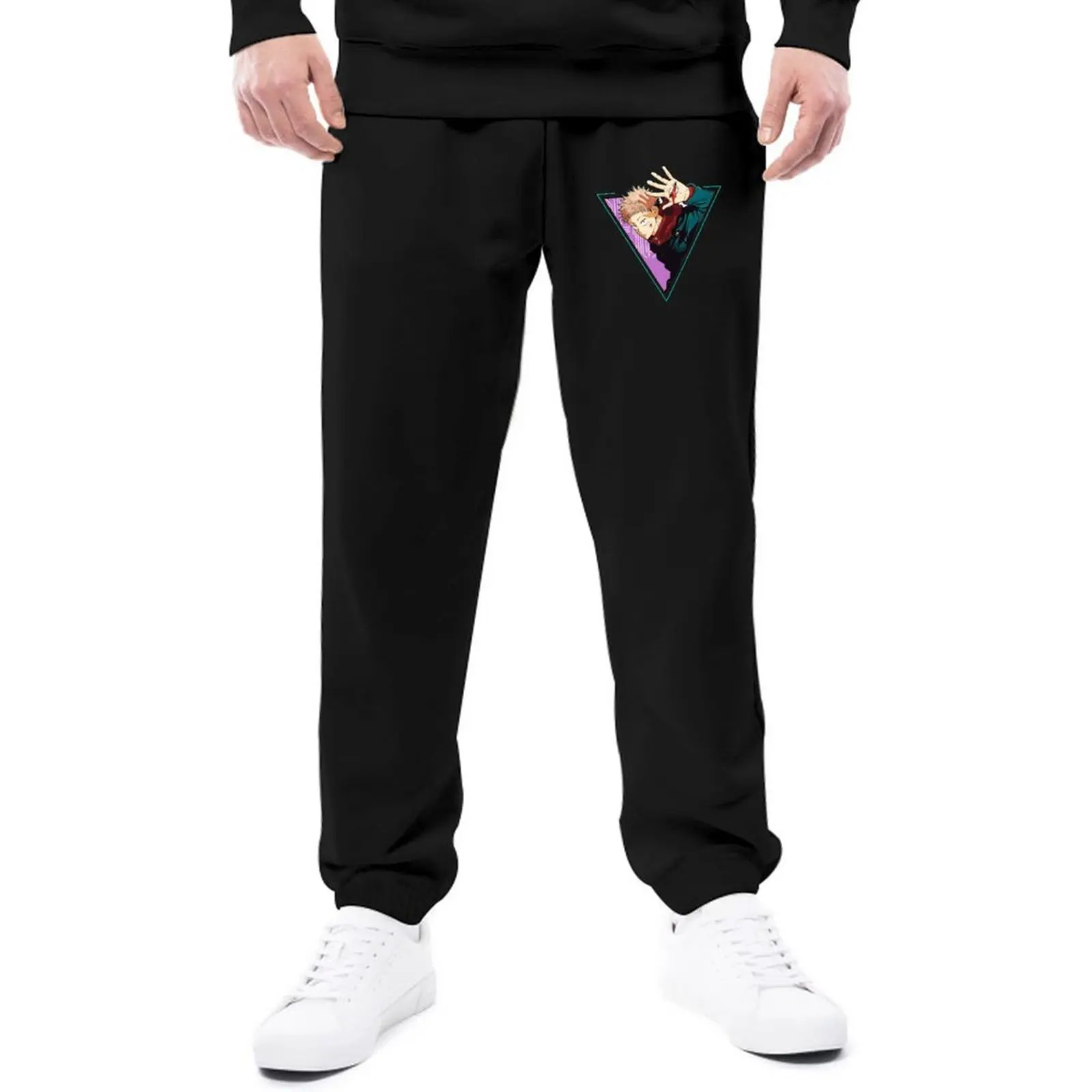 

Мужские повседневные брюки Yuji Itadori, модные весенние брюки в Корейском стиле, большие размеры