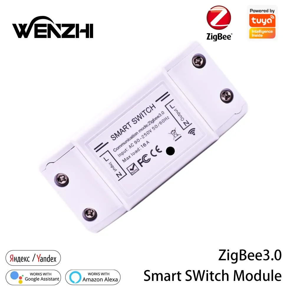 

ZigBee3.0 Light Switch DIY Module Wireless Relay For Automation Remote Control On Off 110/220V Smart Life Tuya Alexa Google Home