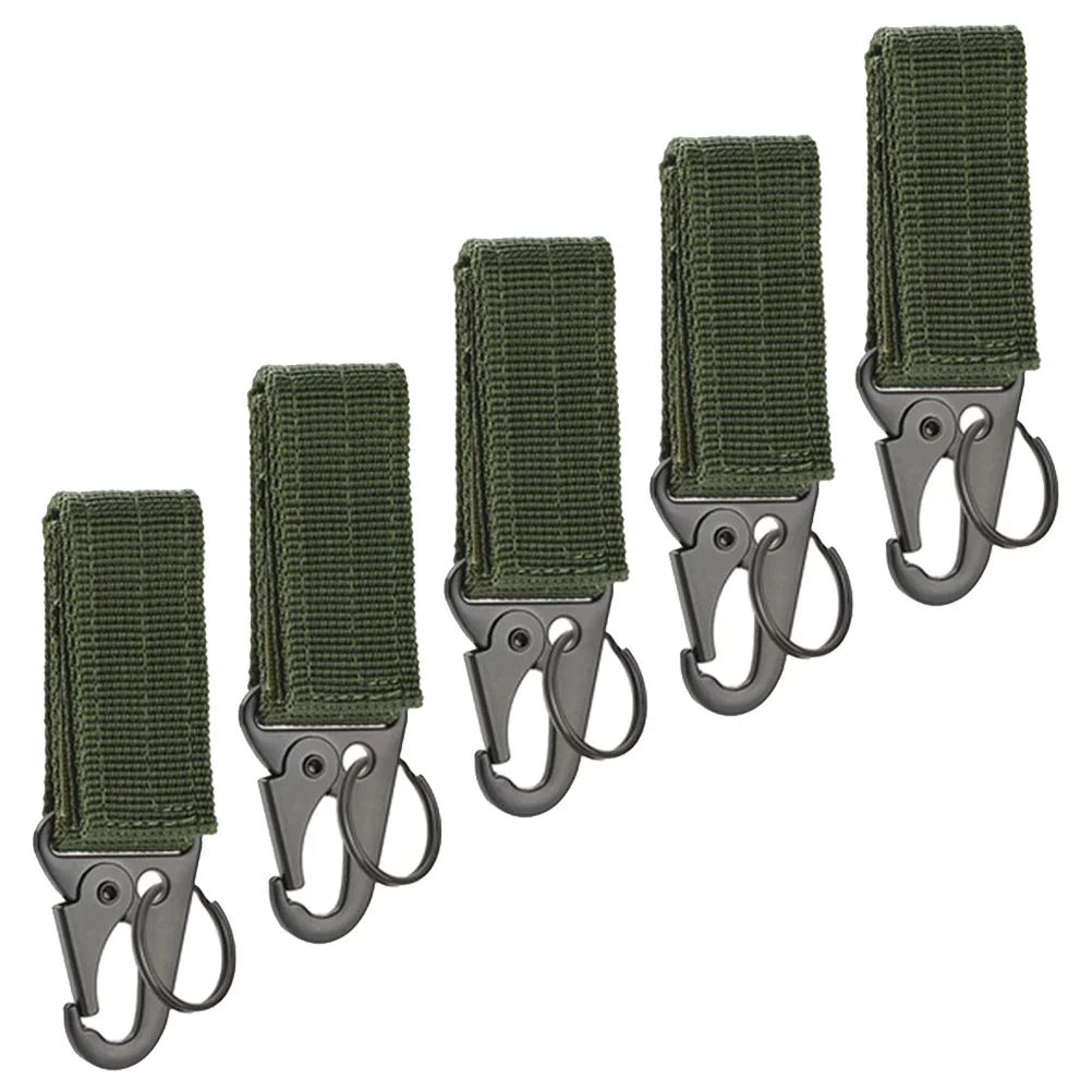 

5Pcs Multifunctional Buckle Camping Keychain Keyholder for Camping Adventure Climbing Hiking