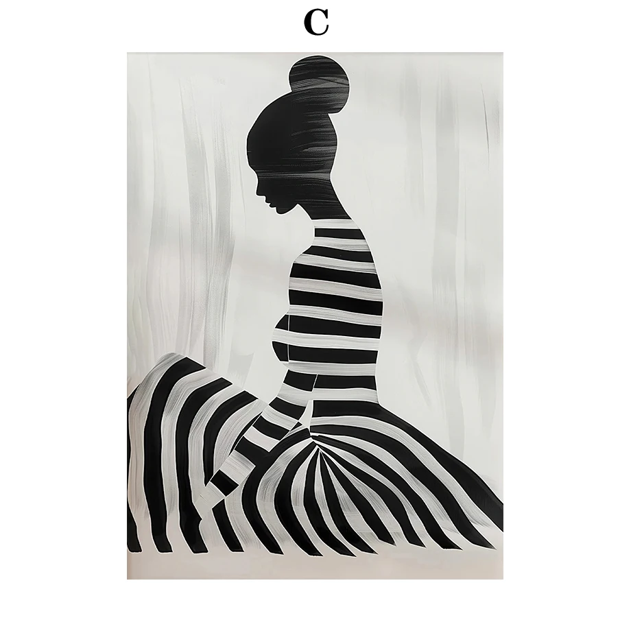 

Абстрактная танцовщица Постер