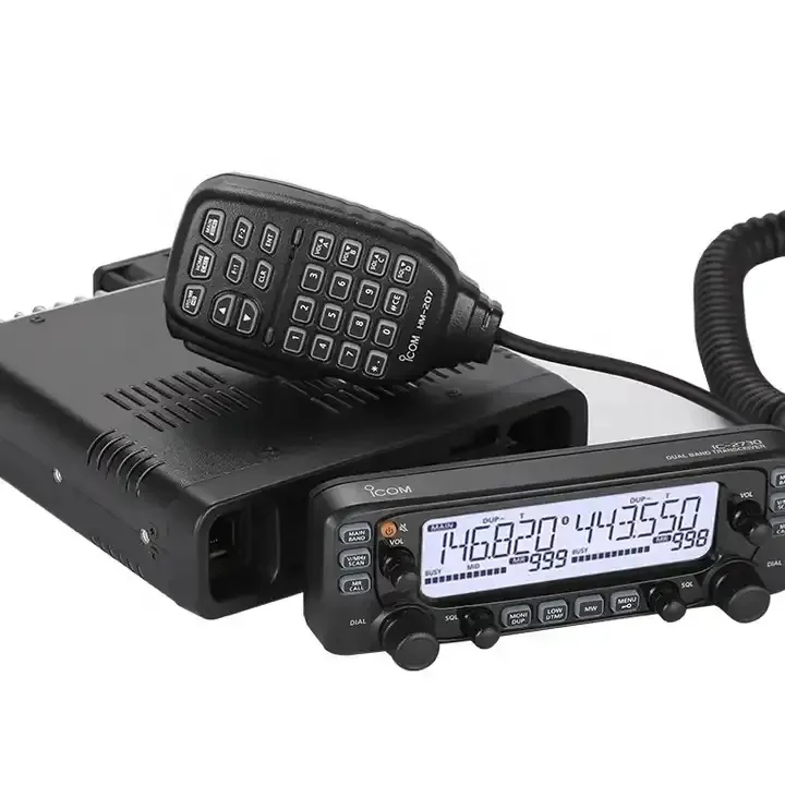 Фото IC-2730 50Вт двухдиапазонная мобильная радиостанция VHF/UHF, портативная рация GMRS для использования в автомобиле №1