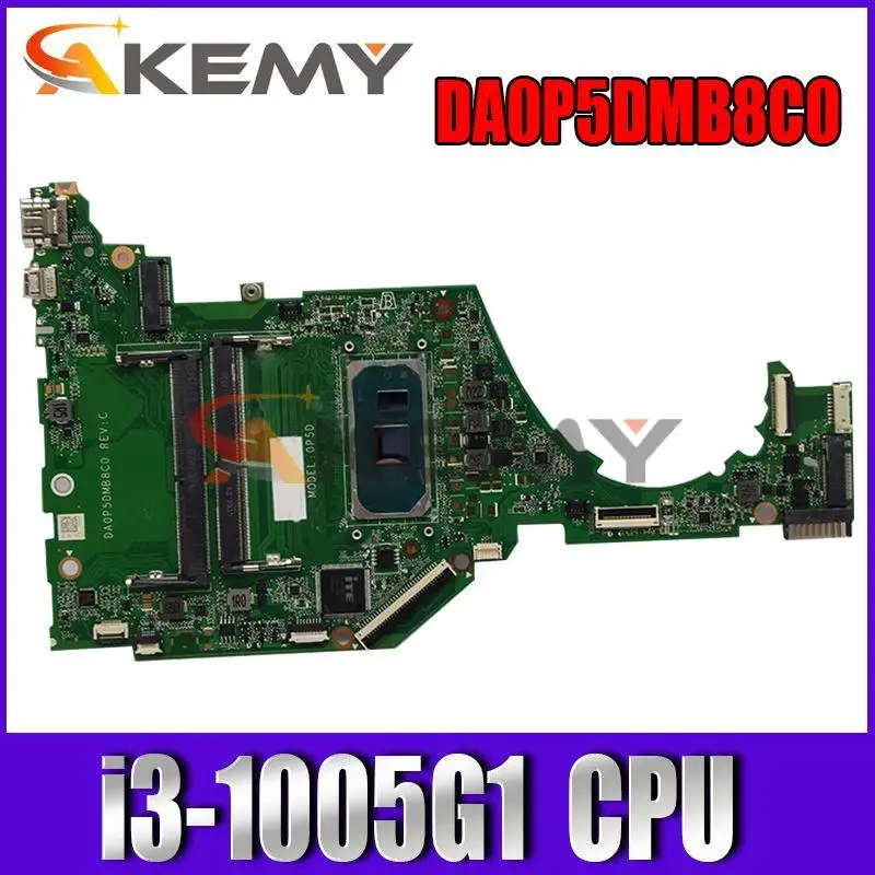 

Akemy Motherboard L71755-601 For HP 15-DY Laptop Motherboard DA0P5DMB8C0 REV: C W/ i3-1005G1 Mainboard L71755-001 Working
