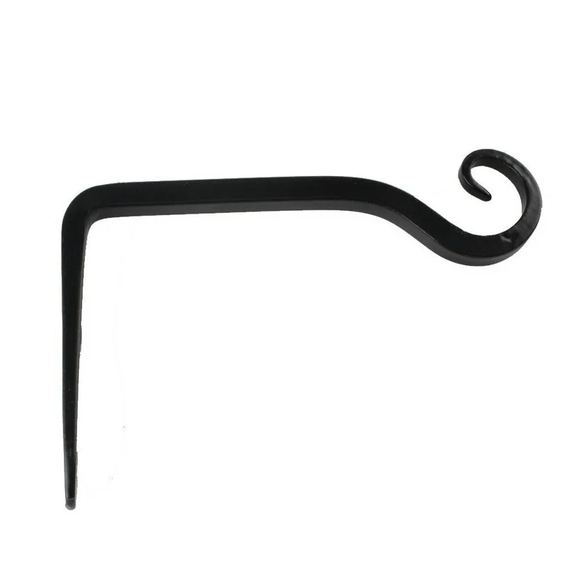 

1Pc Wall Hanger Hook For Hanging Lantern Plant Coat Rustic Home S-Type Black