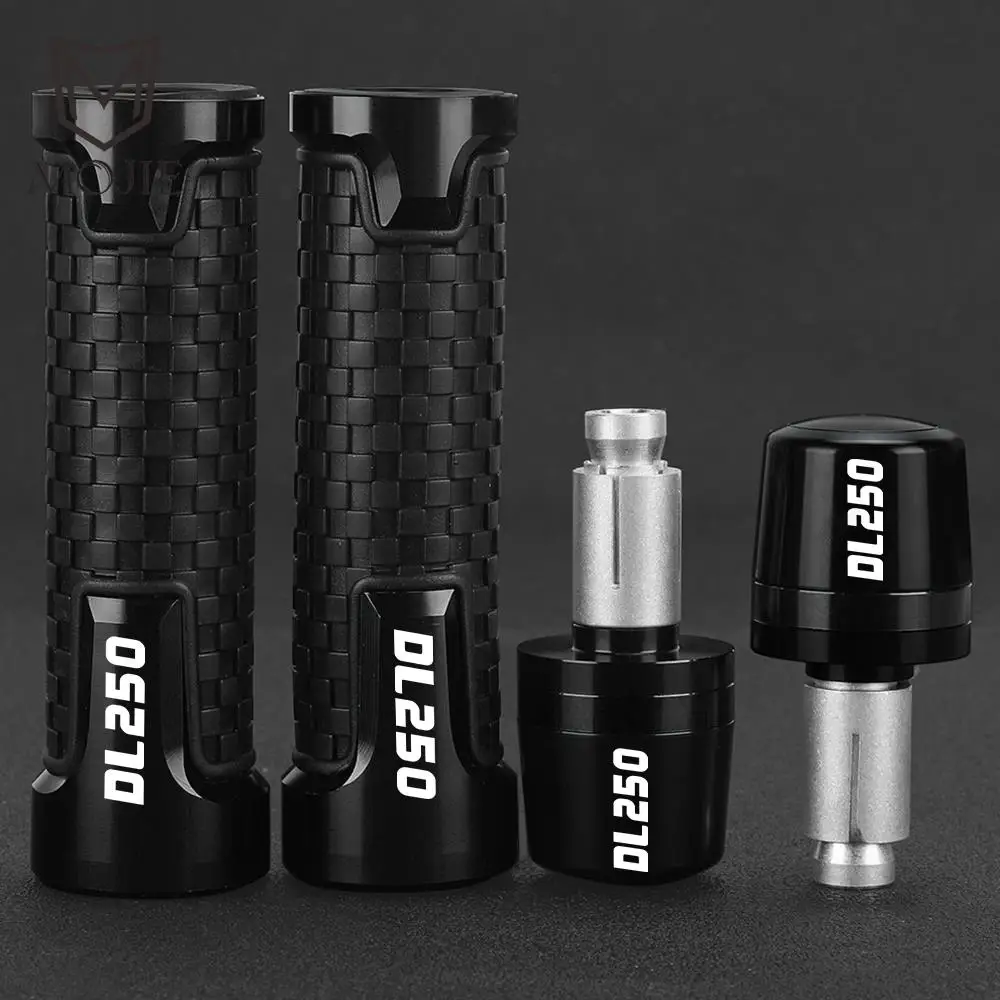 

Motorcycle 7/8" 22MM Handlebar Grips Handle grip Ends Plug Slider Caps For SUZUKI DL250 V-STROM DL 250 2021 Allyear 2022 2023