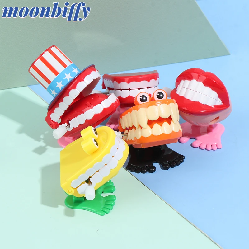 

Забавная мини-игрушка в форме ходячих зубов, заводная игрушка для детей, пластиковые заводные игрушки, рождественские подарки, игрушки для ...